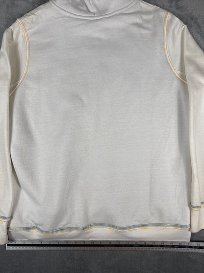 NFL Green Bay Packers White Zip-Up Hoodie  - XXL