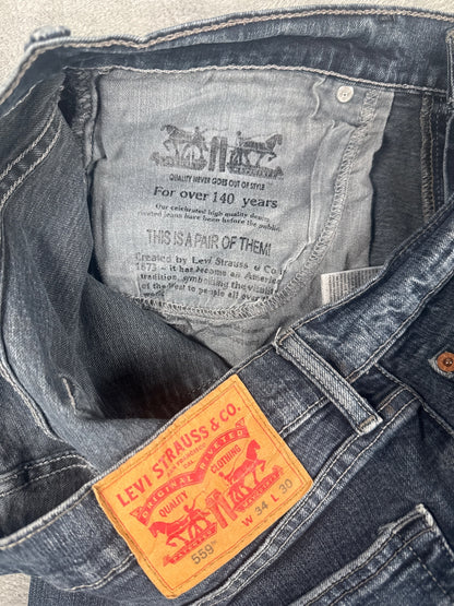 Levi Strauss & Co. 559 Men's Blue Denim Jeans W34 L30