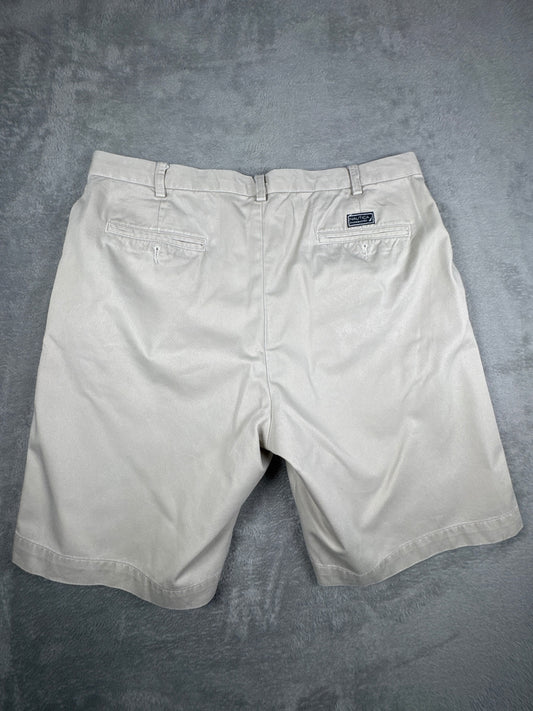 Nautica Classic Fit Beige Chino Shorts W38