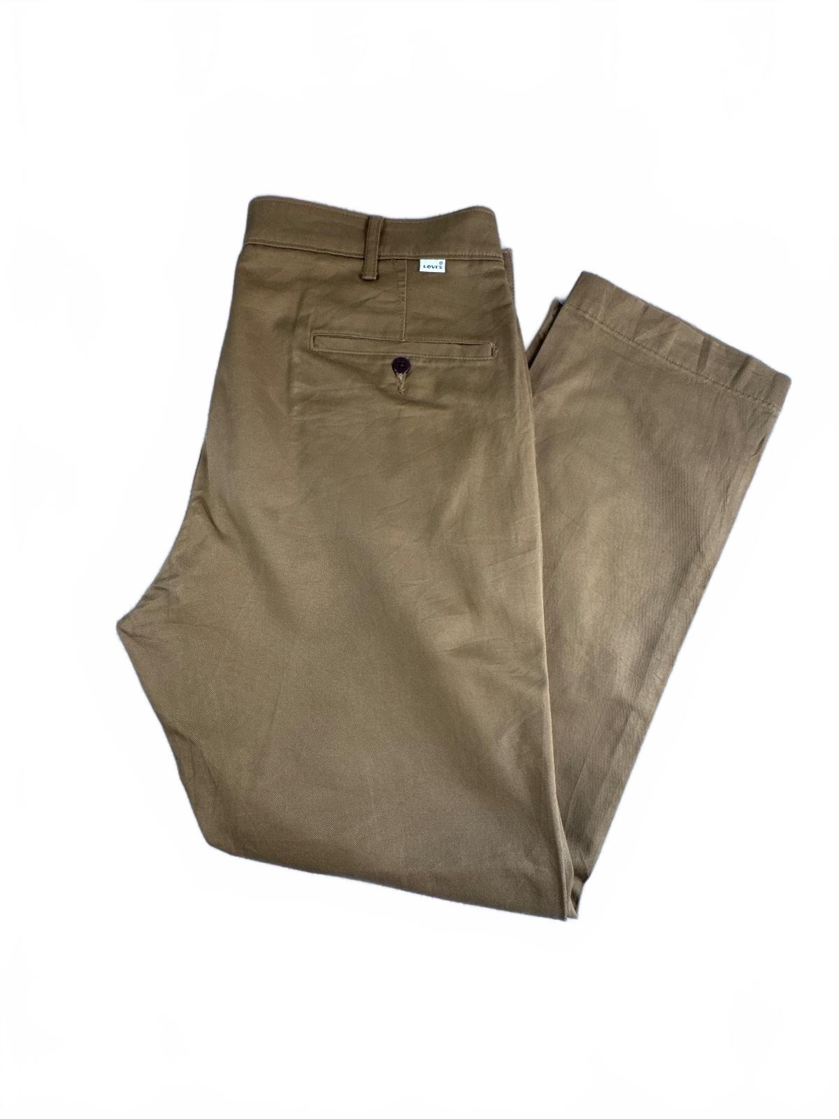 Levi's Men's Khaki Brown Chino Trousers W34 L30