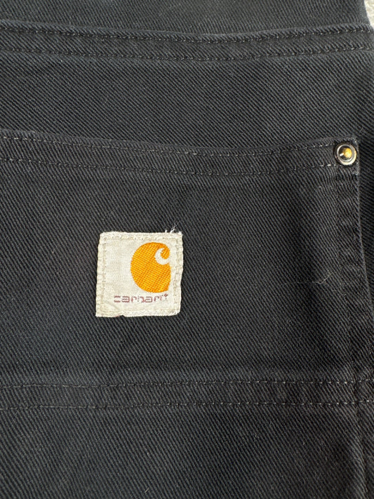 Carhartt Women’s Straight Fit Black Work Trousers Size 8R