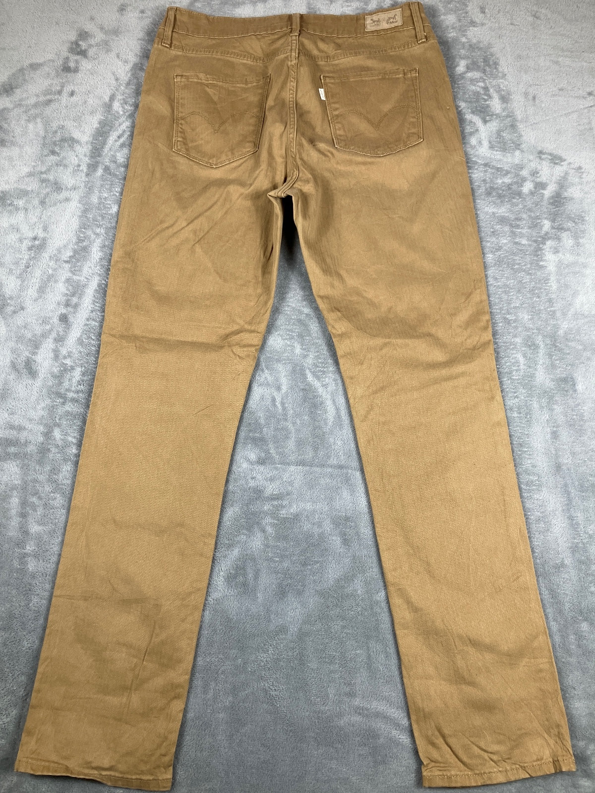 Levi's Mid Rise Vintage Skinny Jeans Tan Brown Size 12