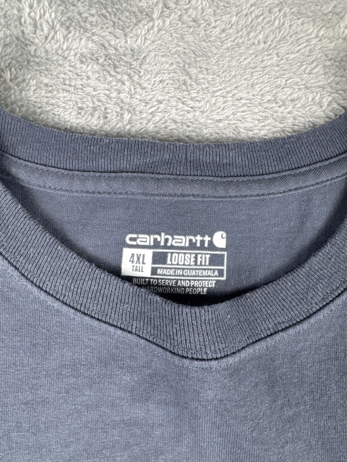 Carhartt Loose Fit 4XL Tall Grey Pocket T-Shirt