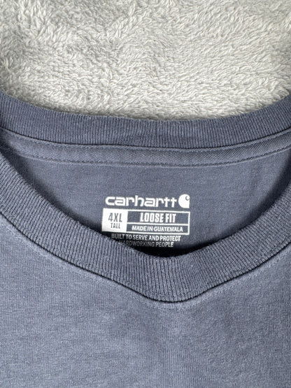 Carhartt Loose Fit 4XL Tall Grey Pocket T-Shirt