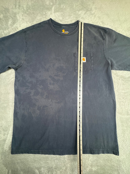 Carhartt Original Fit Tall Dark Blue Graphic T-Shirt Size XL