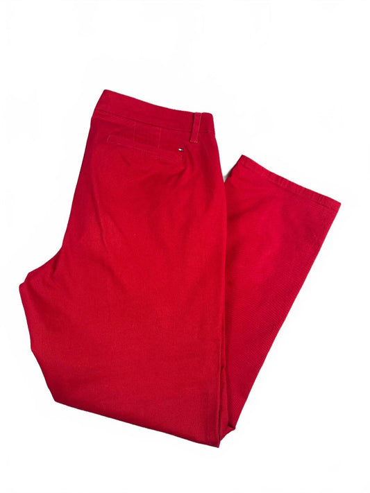 Tommy Hilfiger Women’s Red Chino Trousers Size 12