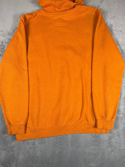 Carhartt Orange Hooded Sweatshirt XL Tall Loose Fit