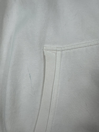 Puma White Hooded Zip-Up Sweatshirt Size L