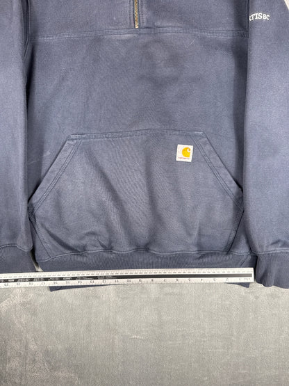 Carhartt Rain Defender Loose Fit Navy Hoodie Sweatshirt - S