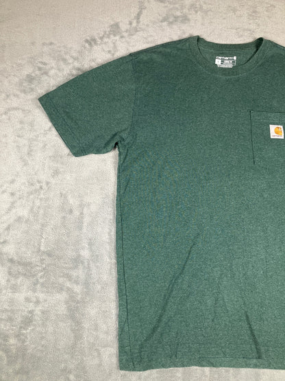 Carhartt Loose Fit Green Vintage Pocket T-Shirt Size S