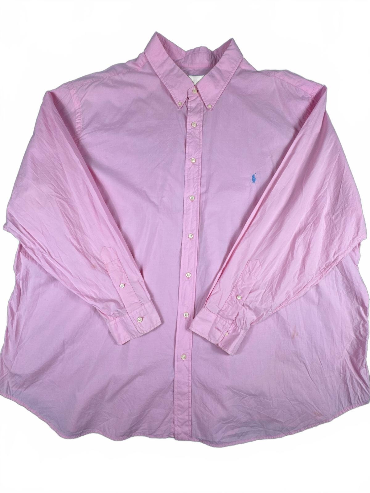Ralph Lauren Pink Button-Down Shirt Size 4XL