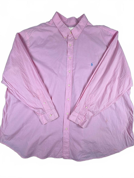 Ralph Lauren Pink Button-Down Shirt Size 4XL
