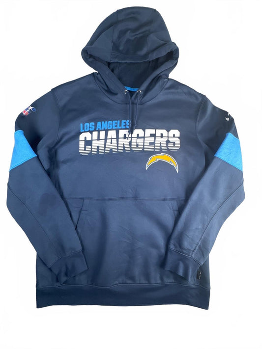 Nike Los Angeles Chargers NFL On-Field Hoodie Navy Size L