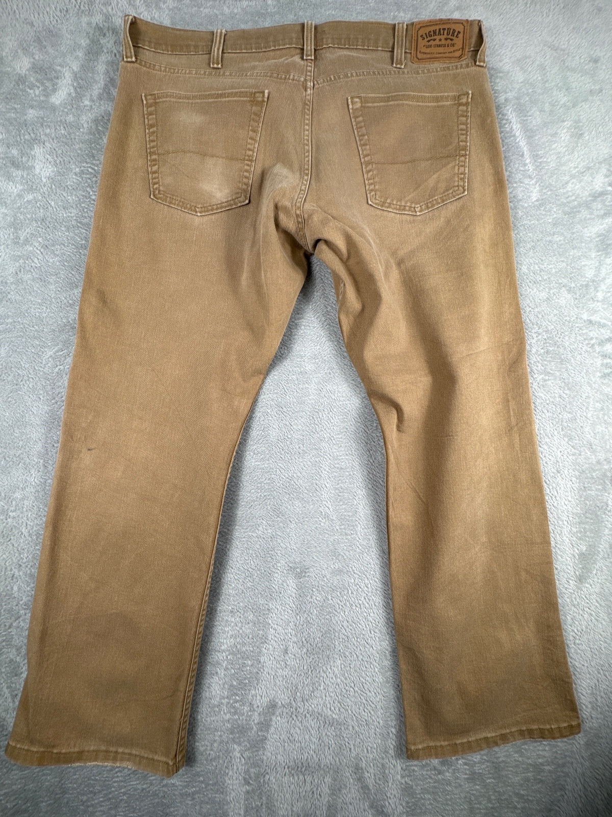 Levi's Signature Slim Straight Tan Jeans W38 L30