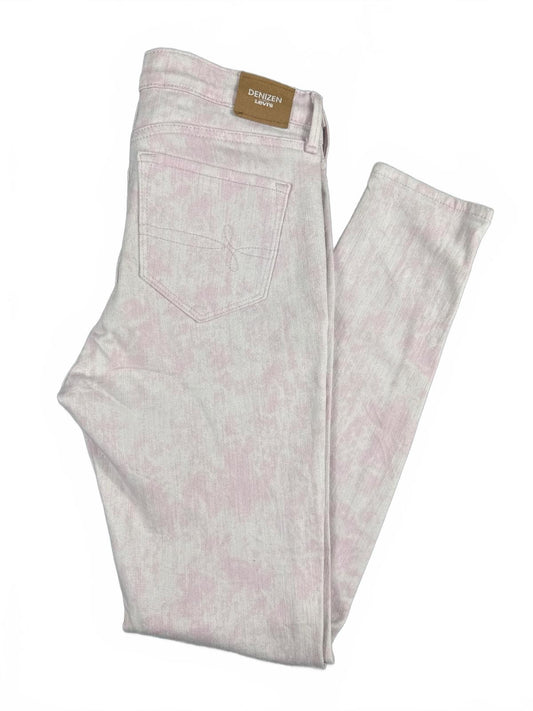 Denizen from Levi's Super Skinny Pink Tie-Dye Jeans Size 16