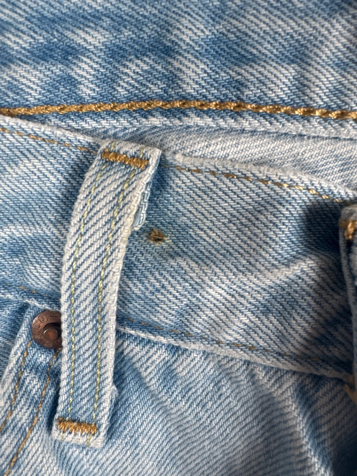 Levi's Premium 501 Light Blue Denim Shorts W25