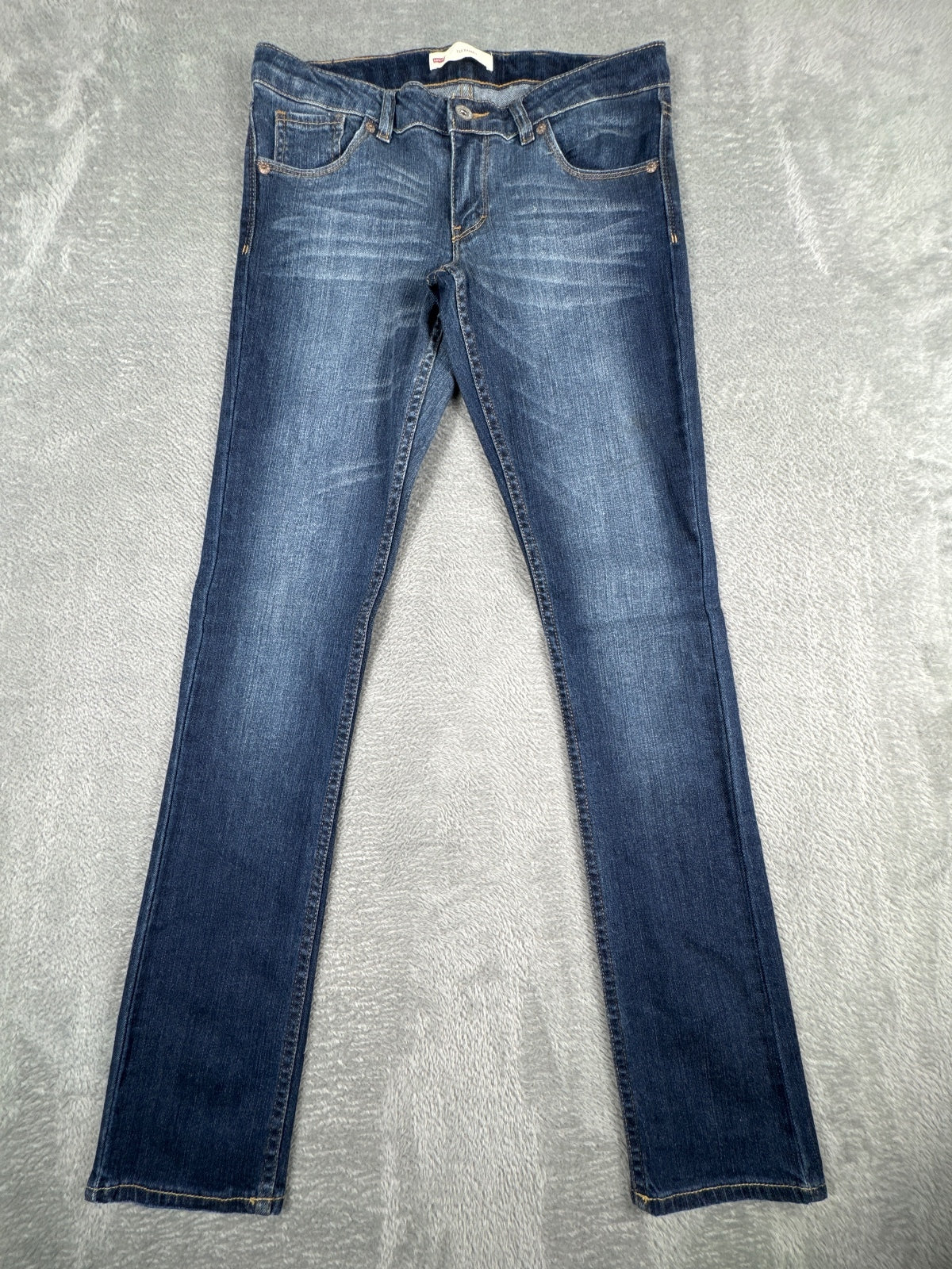 Levi's 711 Skinny Blue Denim Jeans Size 14 Regular