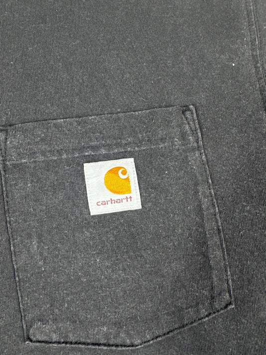 Carhartt Original Fit Black Cotton T-Shirt Size M