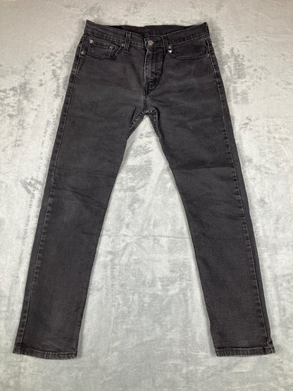 Levi's 502 Black Slim Fit Jeans Waist 29 Length 30