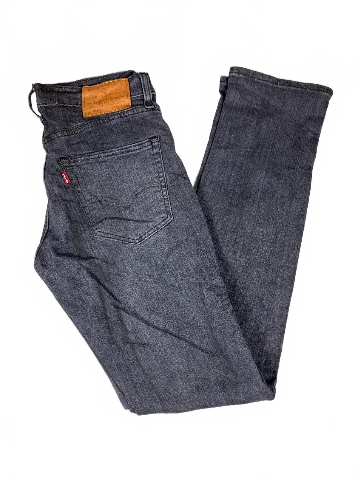 Levi's 511 Slim Fit Grey Denim Jeans W30 L34