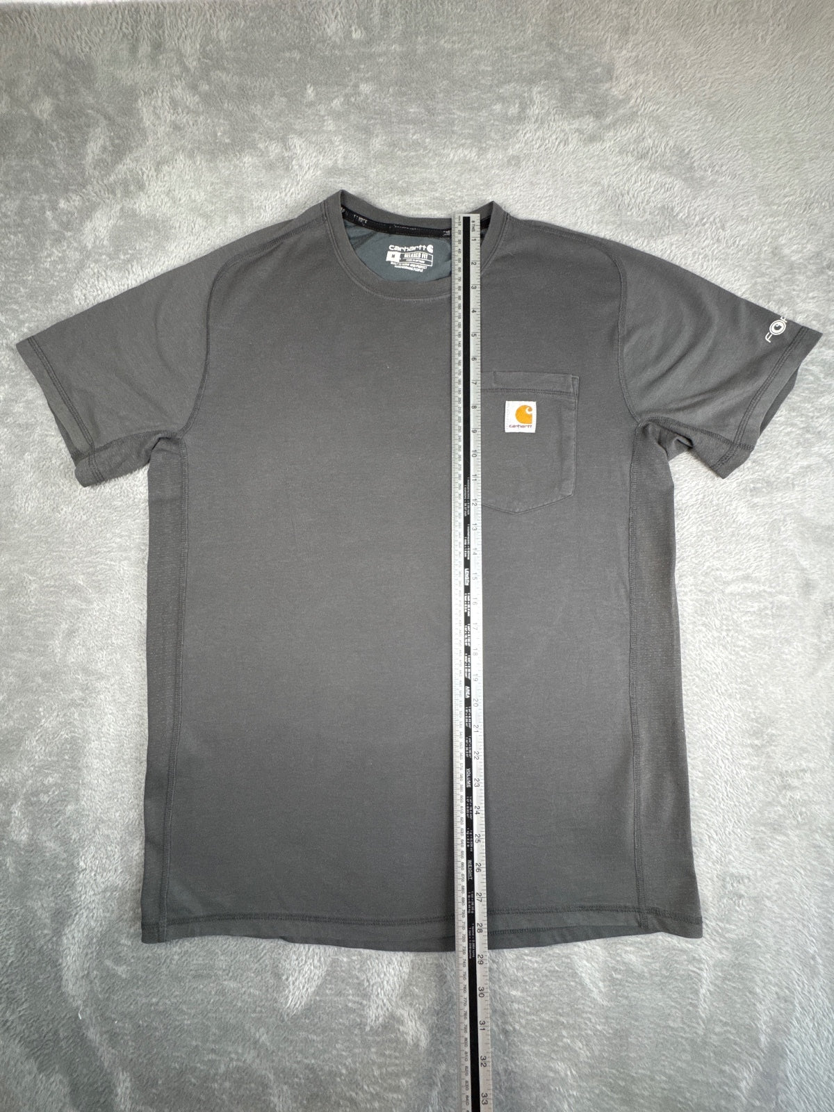Carhartt Force Relaxed Fit Grey T-Shirt Size Medium