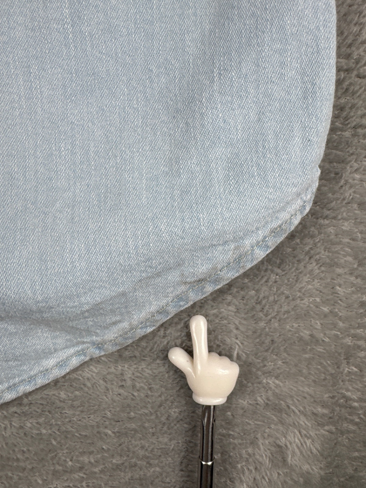 Levi's Classic Fit Light Blue Denim Shirt Size XS