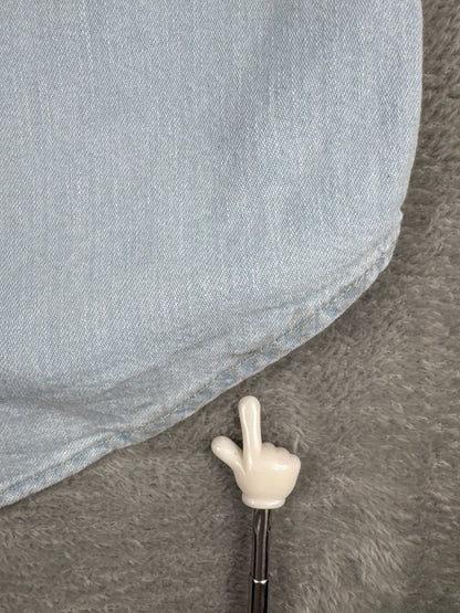 Levi's Classic Fit Light Blue Denim Shirt Size XS