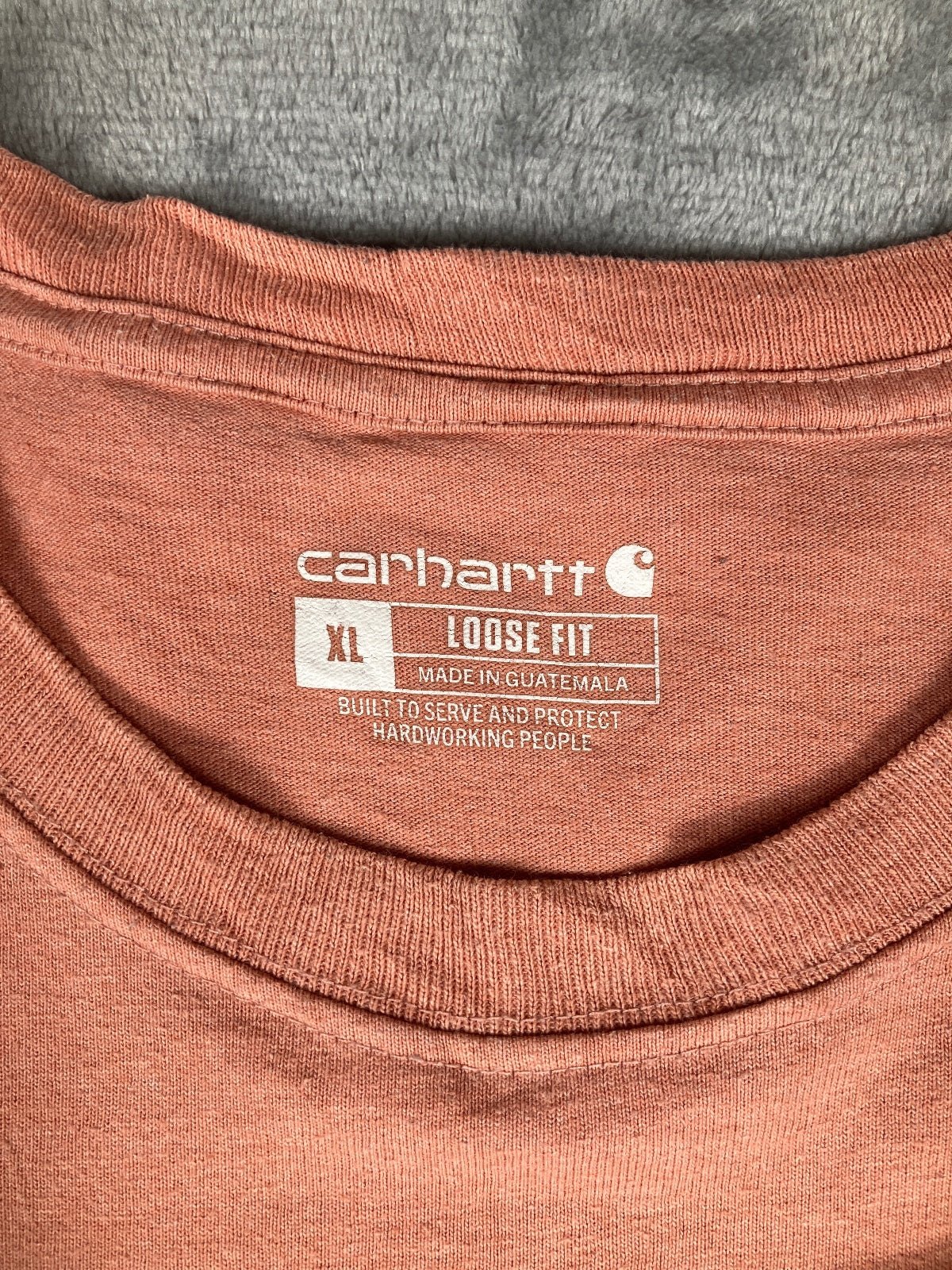 Carhartt Vintage Loose Fit T-Shirt in Rust Size XL