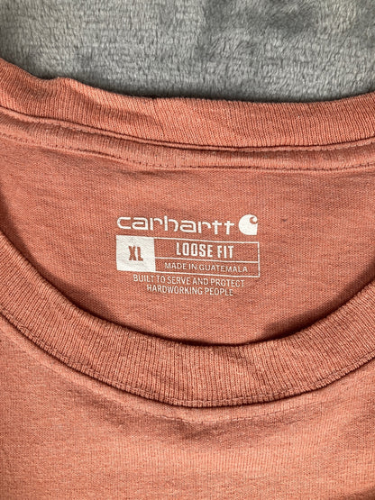 Carhartt Vintage Loose Fit T-Shirt in Rust Size XL