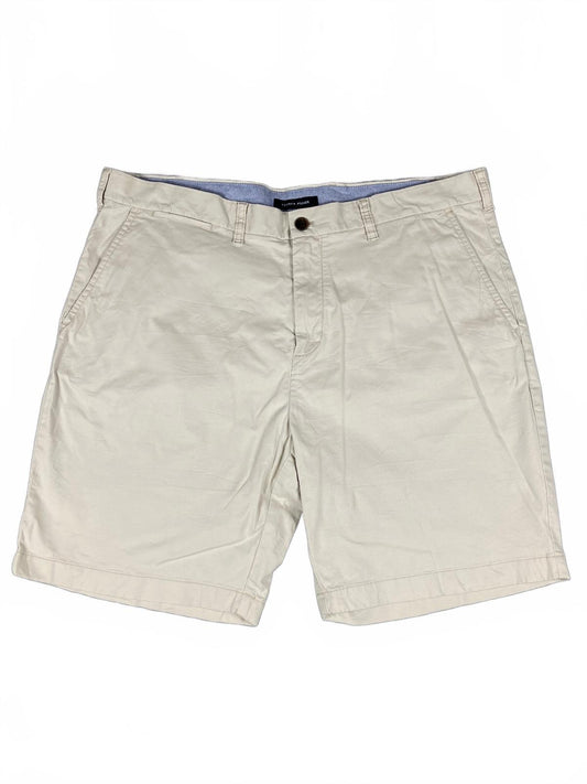 Tommy Hilfiger Classic Fit Beige Cotton Shorts Size 40