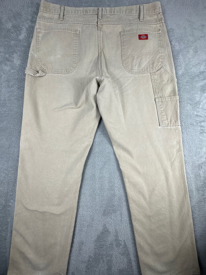Dickies Beige Carpenter Pants with Utility Pocket W40 L34
