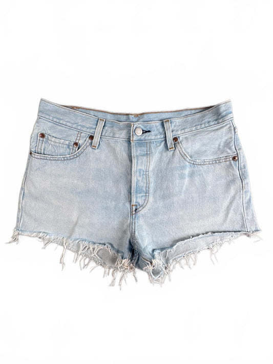 Levi's Premium Capital E 501 Light Blue Denim Shorts W29