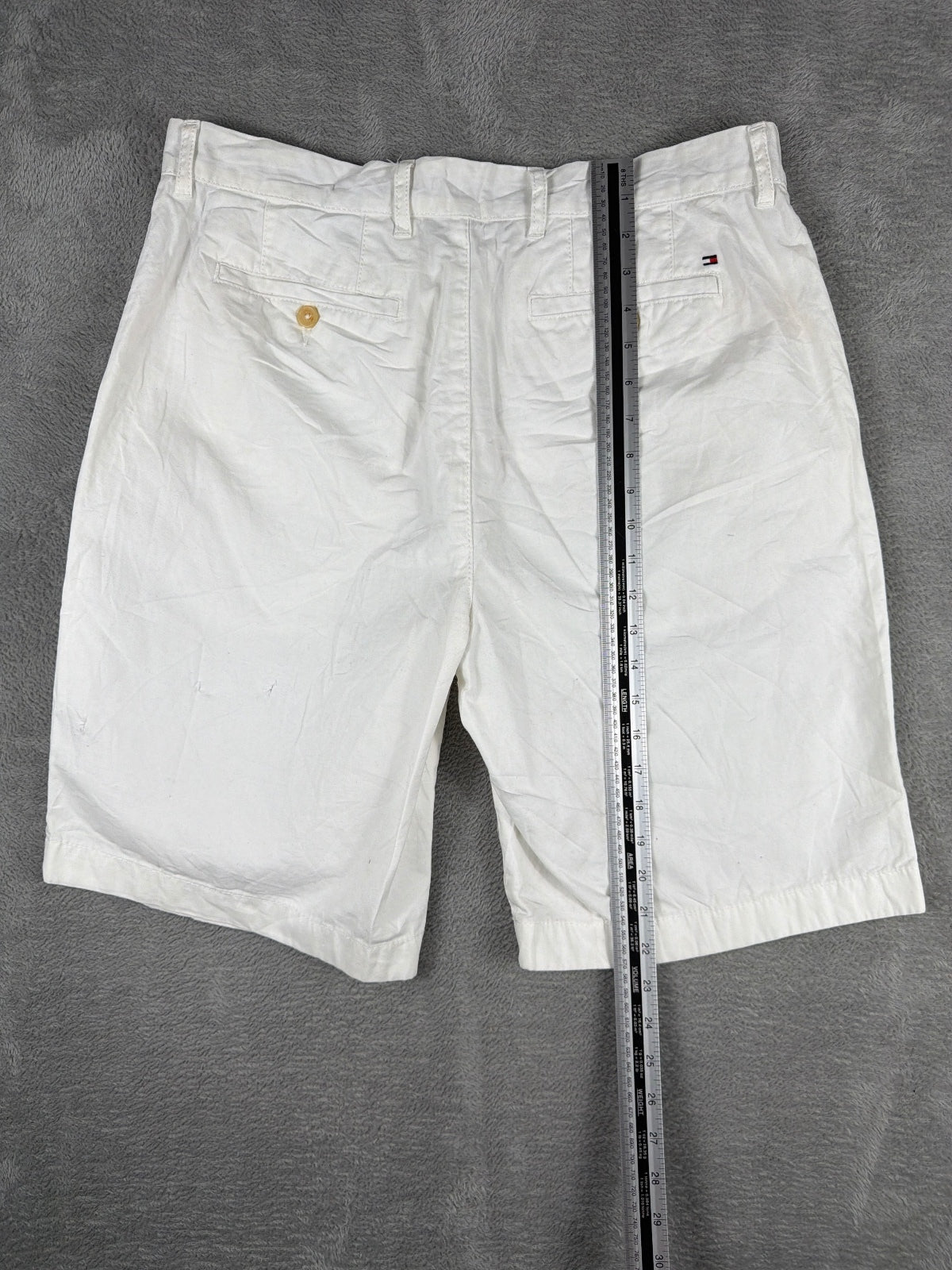 Tommy Hilfiger White Cotton Shorts W34