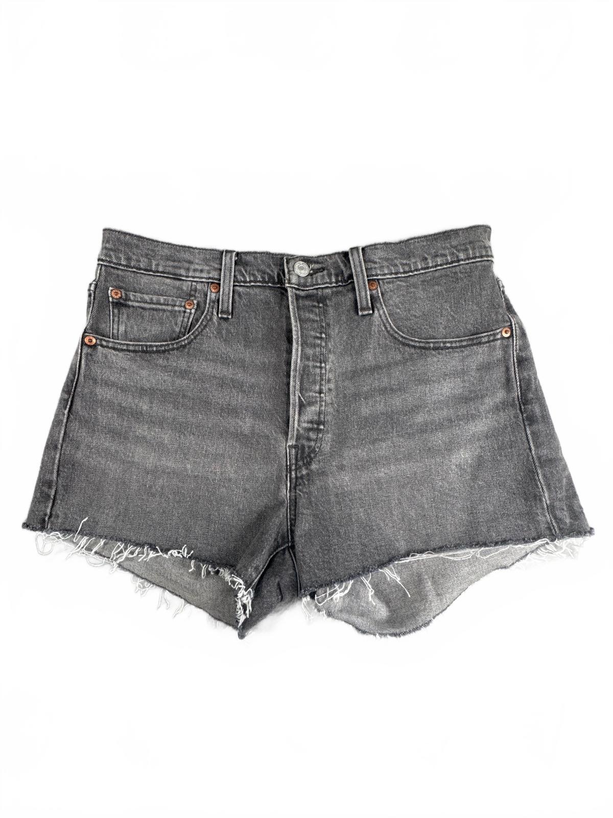 Levi's 501 Grey Denim Cutoff Shorts W31