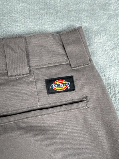 Dickies Slim Fit Flex Brown Work Shorts W29