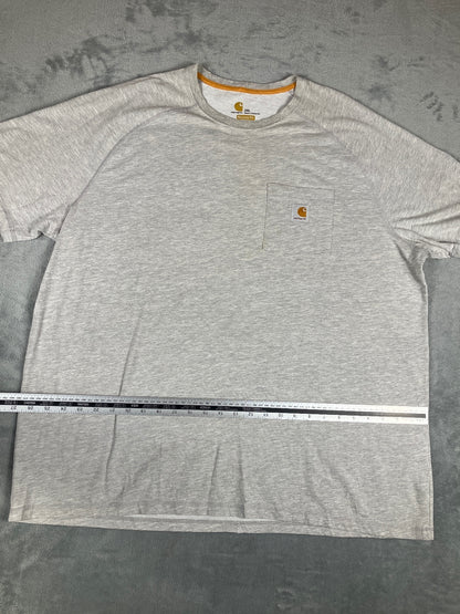 Carhartt Men's Relaxed Fit Grey Pocket T-Shirt Size 2XL