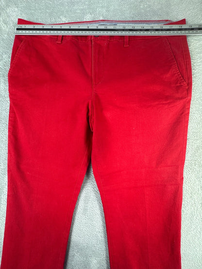 Tommy Hilfiger Women’s Red Chino Trousers Size 12