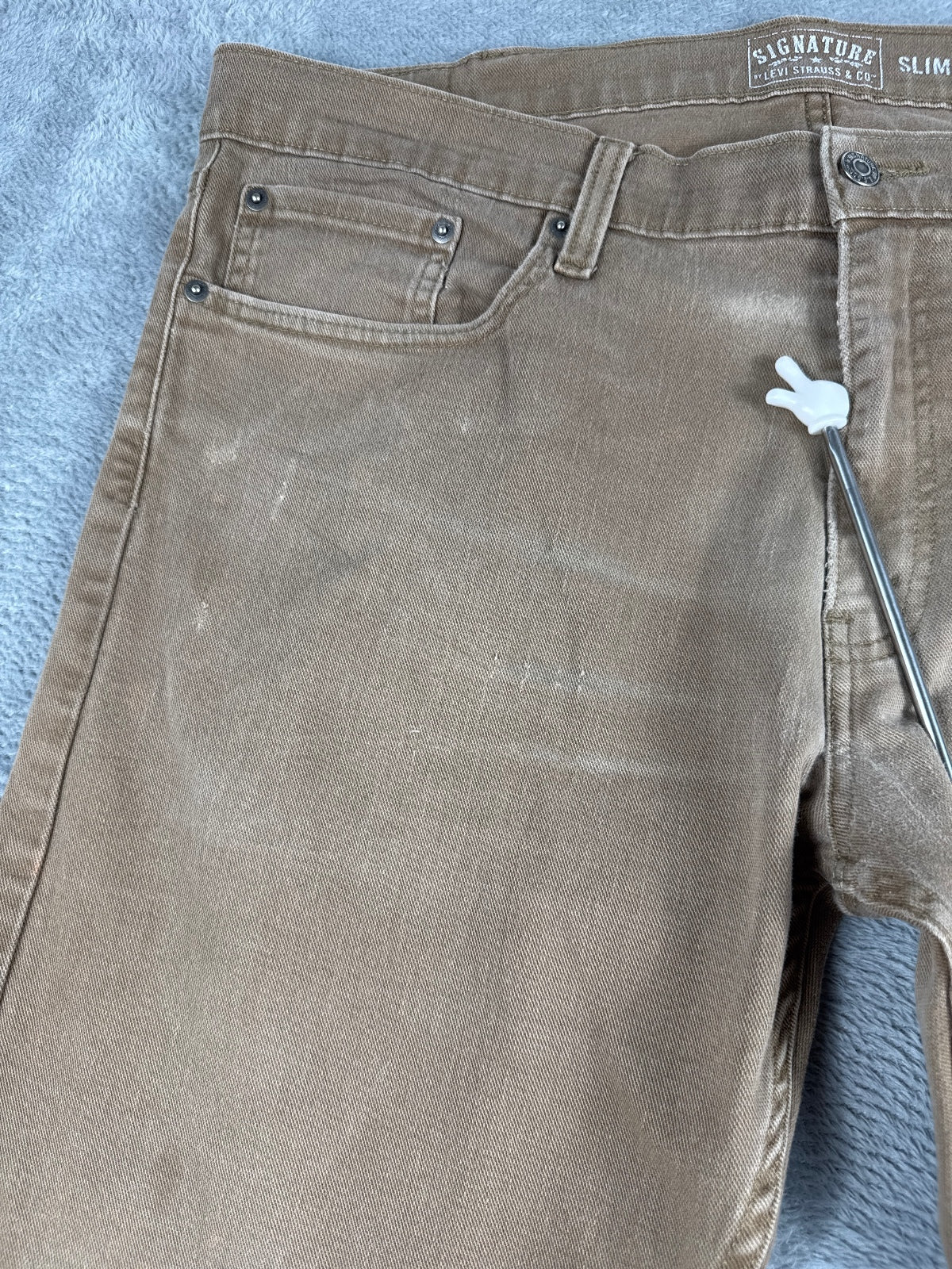 Levi's Signature Slim Straight Tan Jeans W38 L30