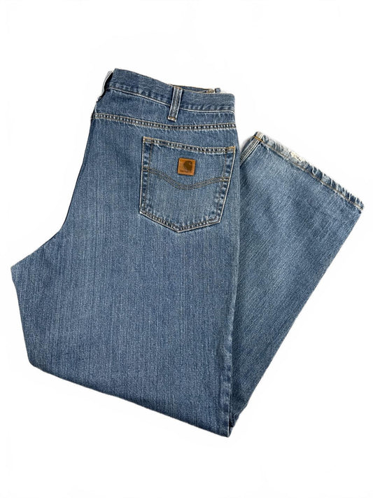 Carhartt Relaxed Fit Blue Denim Jeans Size W42 L32