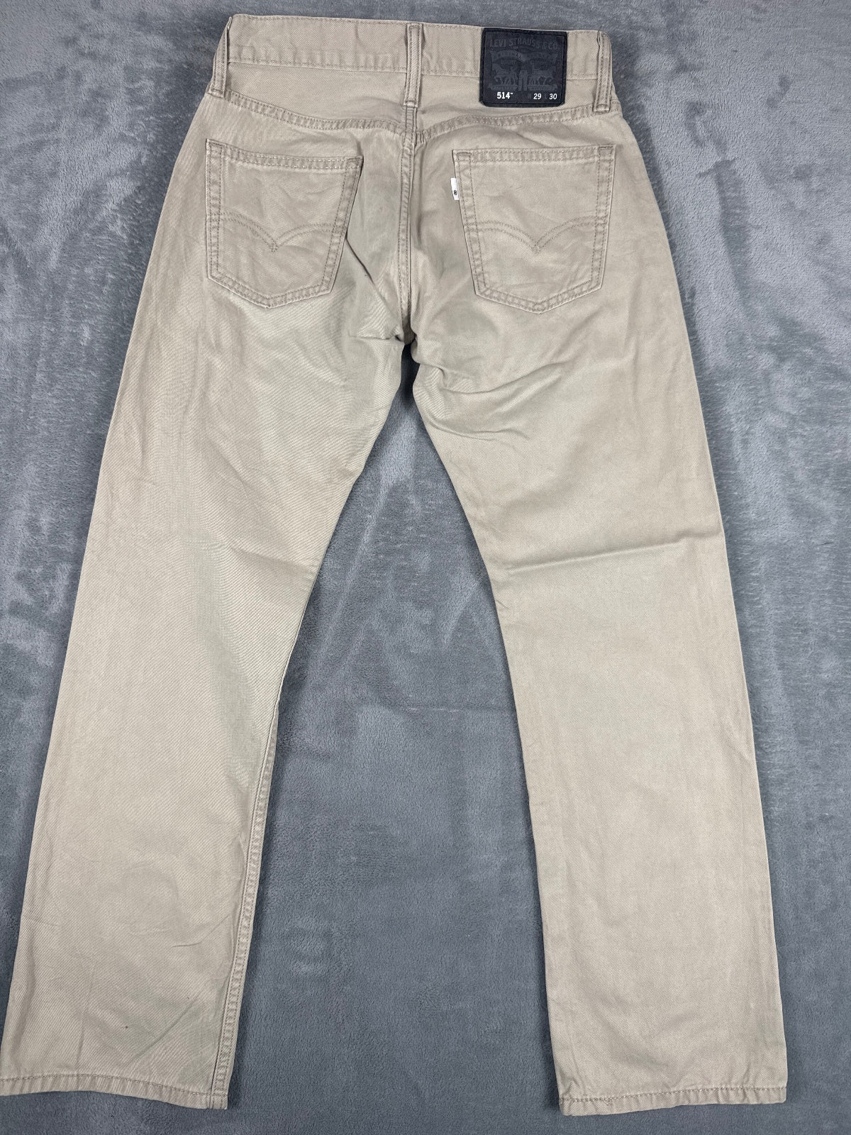 Levi's 514 Beige Straight Fit Jeans 29x30