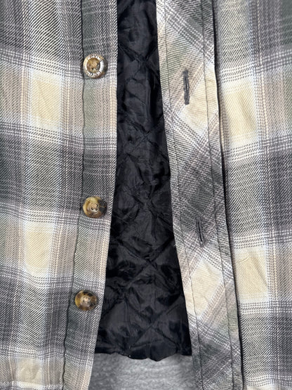 Levi's Quilted Lined Plaid Shirt Jacket Size XL