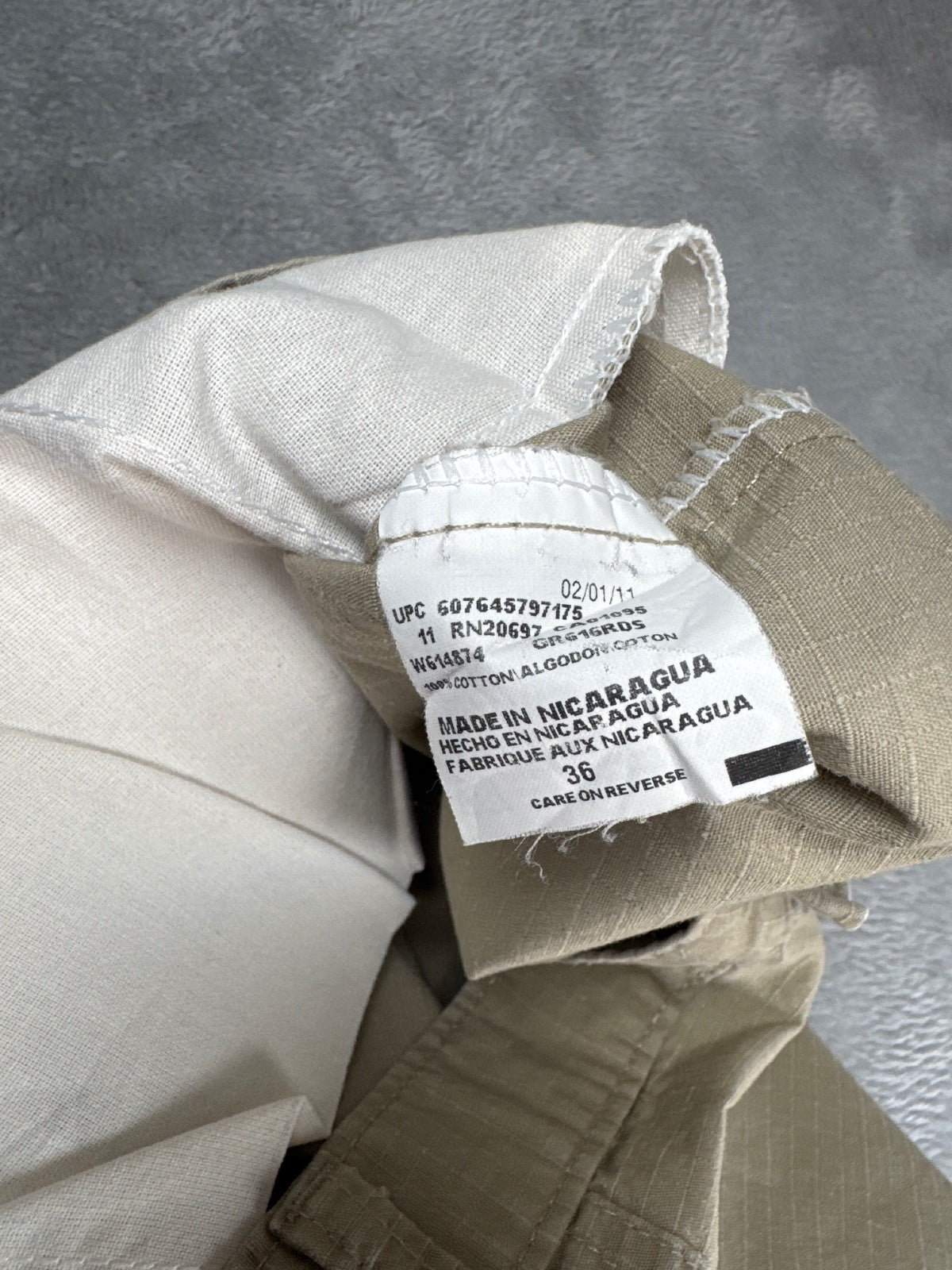 Dickies Beige Workwear Shorts Size 36