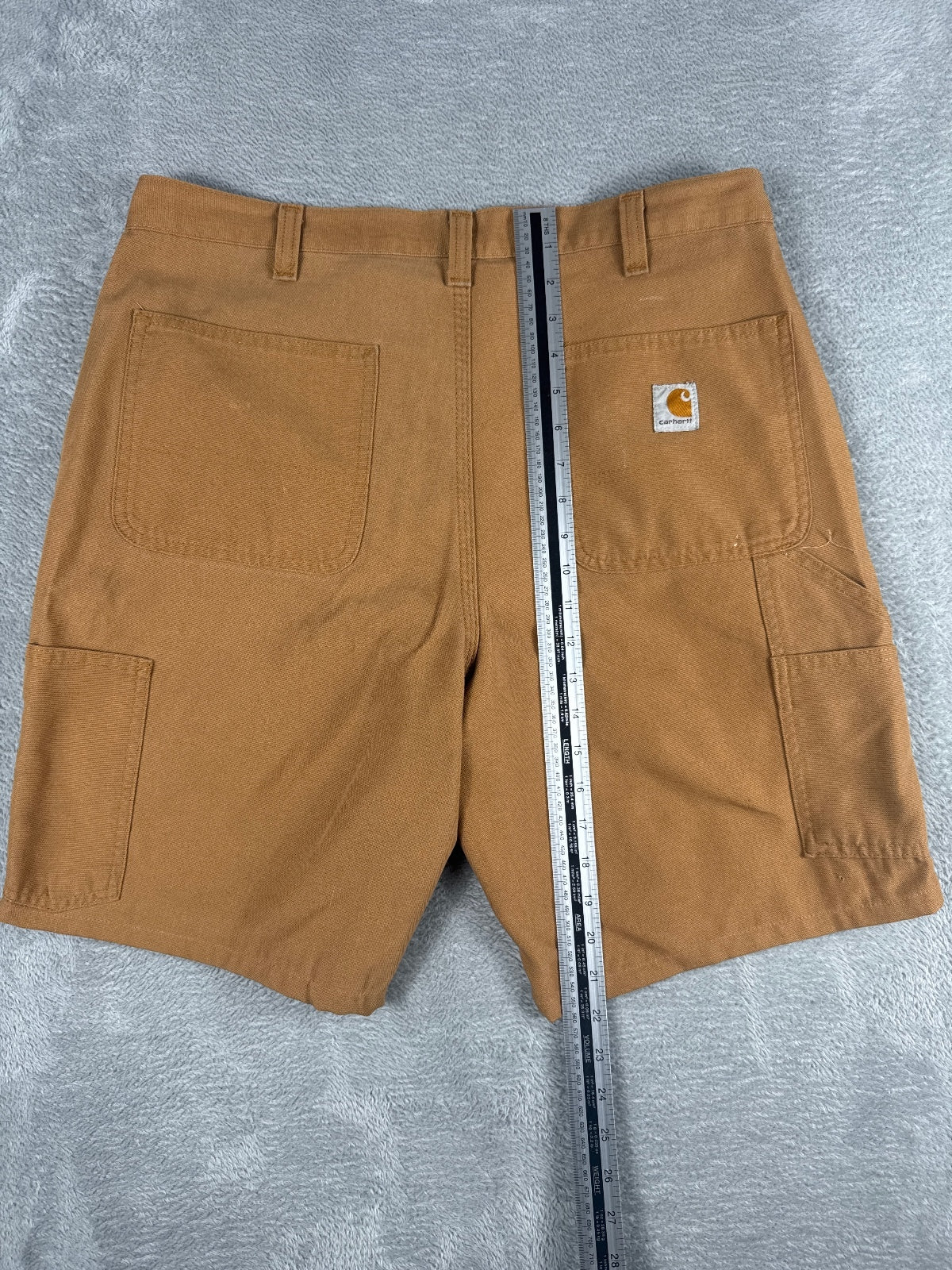 Carhartt Men's Brown Carpenter Shorts Size 36x32 Dungaree