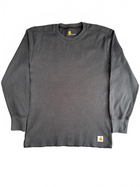 Carhartt Black Long Sleeve Thermal Shirt Size Large