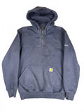 Carhartt Rain Defender Loose Fit Navy Hoodie Sweatshirt - S