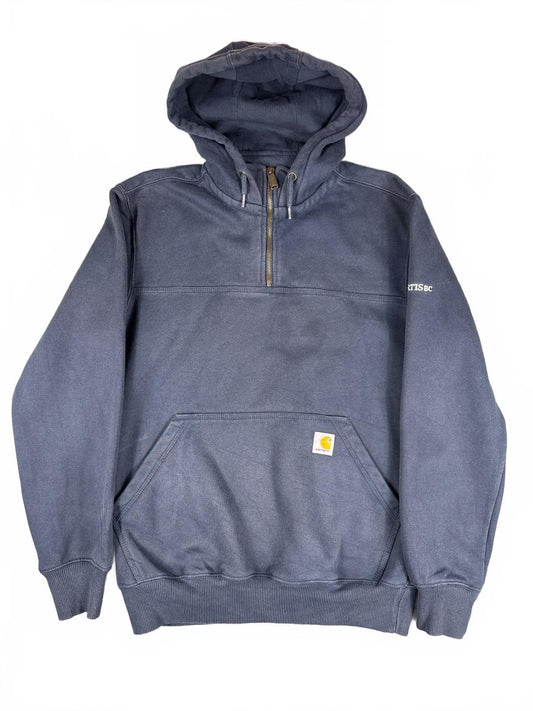 Carhartt Rain Defender Loose Fit Navy Hoodie Sweatshirt - S