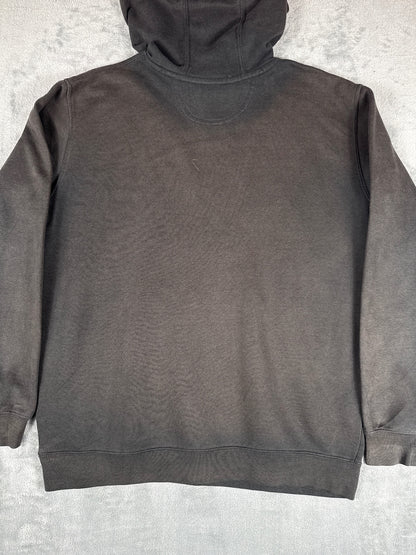 Carhartt Black Hoodie with Orange Logo Established 1889