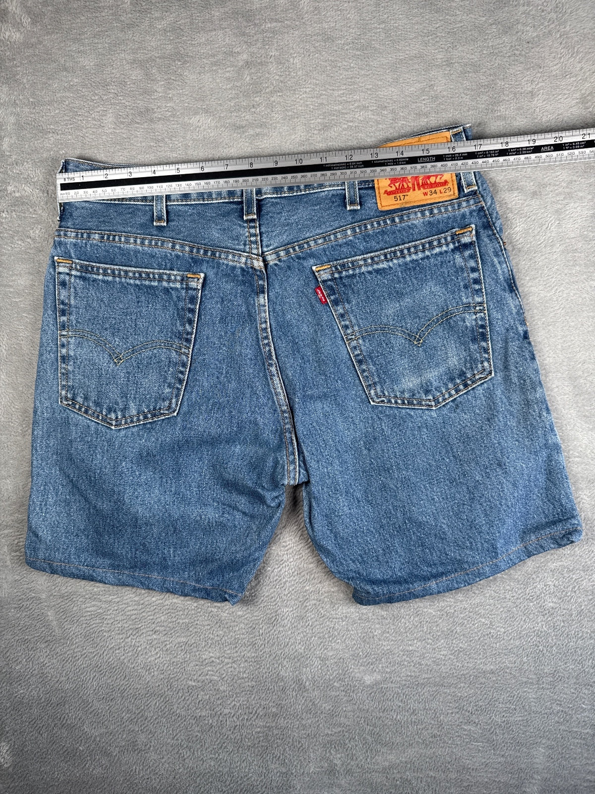 Vintage Classic Levi's 517 Blue Denim Shorts W34