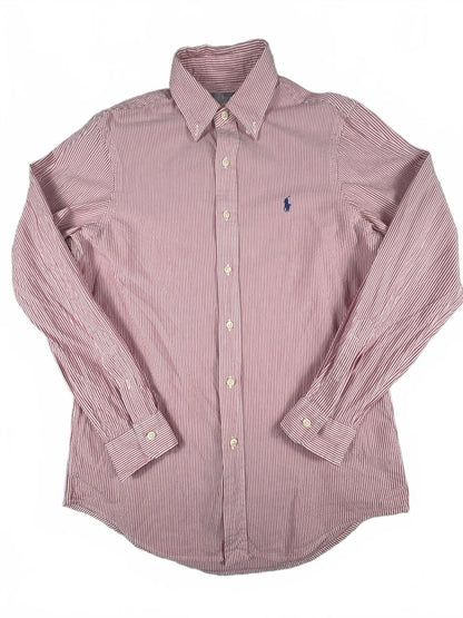 Ralph Lauren Classic Fit Striped Red and White Shirt Size S