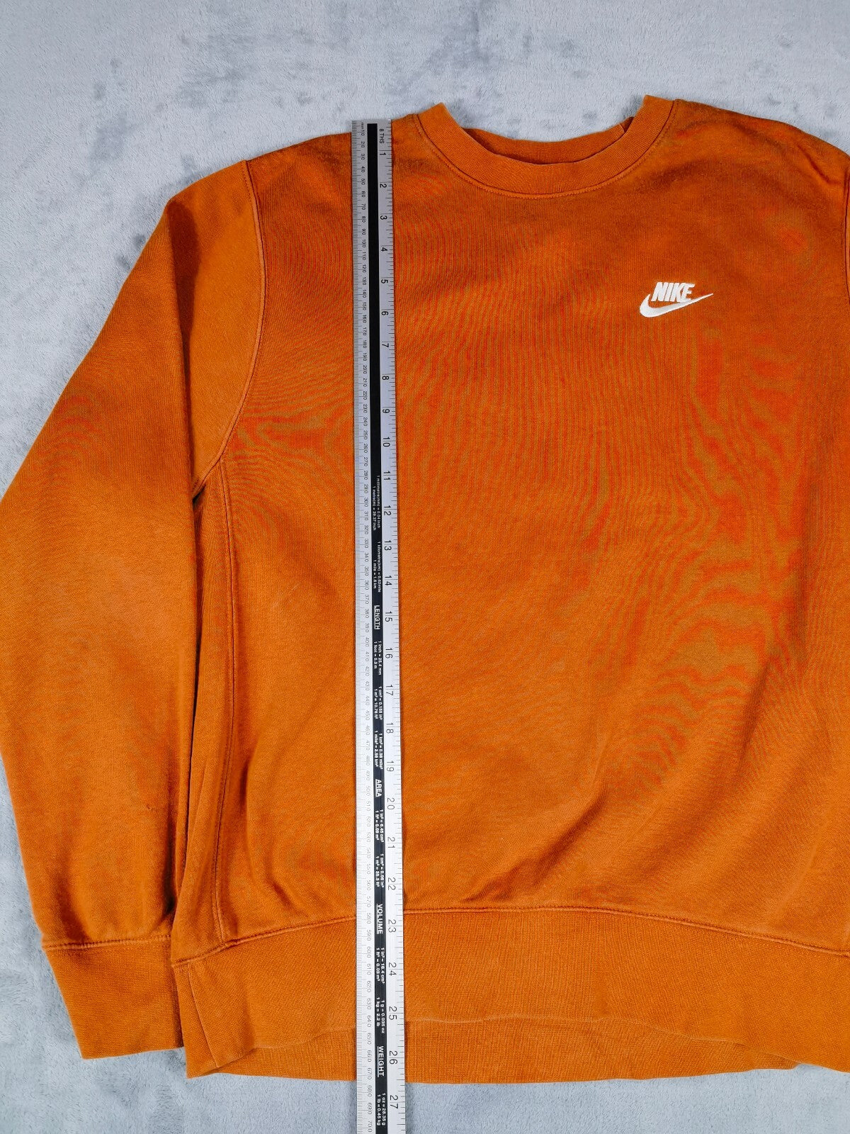 Nike Orange Crewneck Sweatshirt Size S